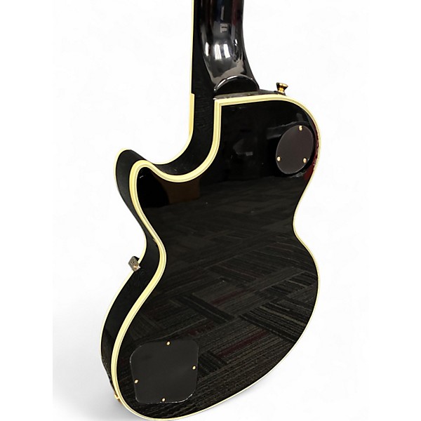 Used Epiphone Les Paul Custom Black Solid Body Electric Guitar