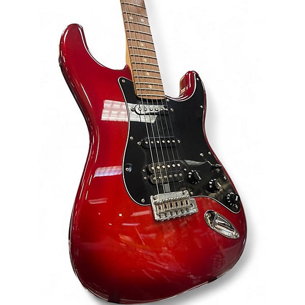 Used Fender Player Stratocaster HSS Candy Red Burst Solid Body Electric Guitar