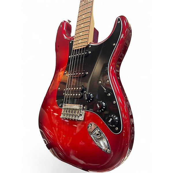 Used Fender Player Stratocaster HSS Candy Red Burst Solid Body Electric Guitar