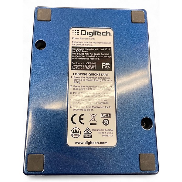 Used DigiTech JAM MAN VOCAL XT Pedal