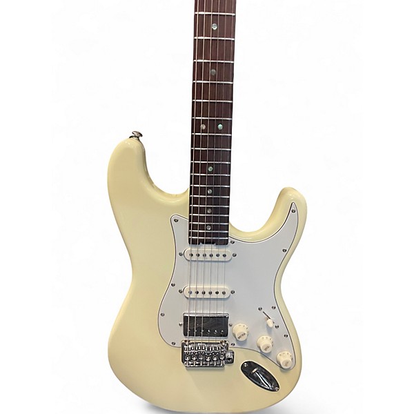 Used Firefly Start White Solid Body Electric Guitar