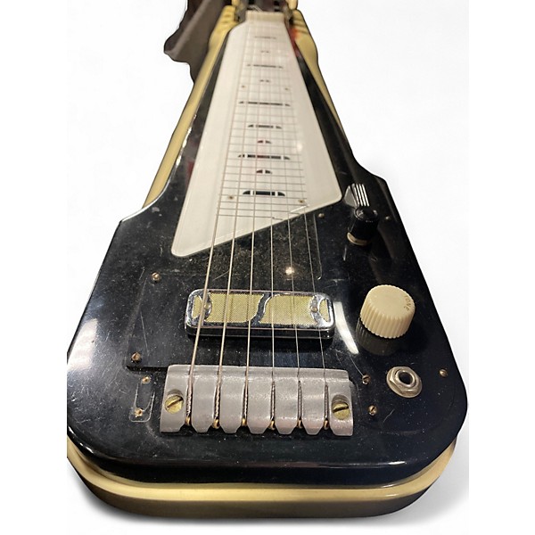 Used Harmony h7 Black and White Lap Steel