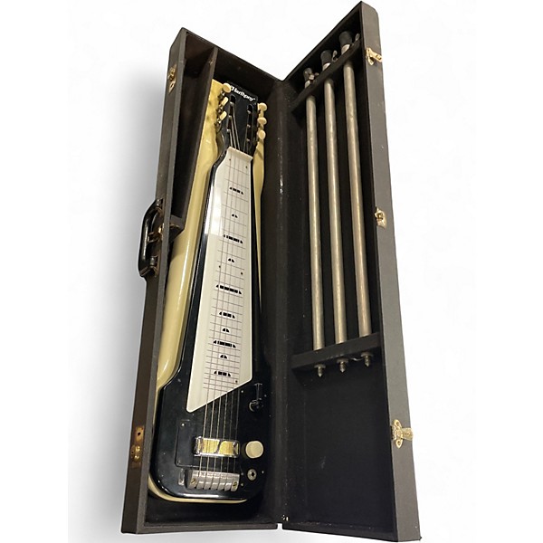 Used Harmony h7 Black and White Lap Steel