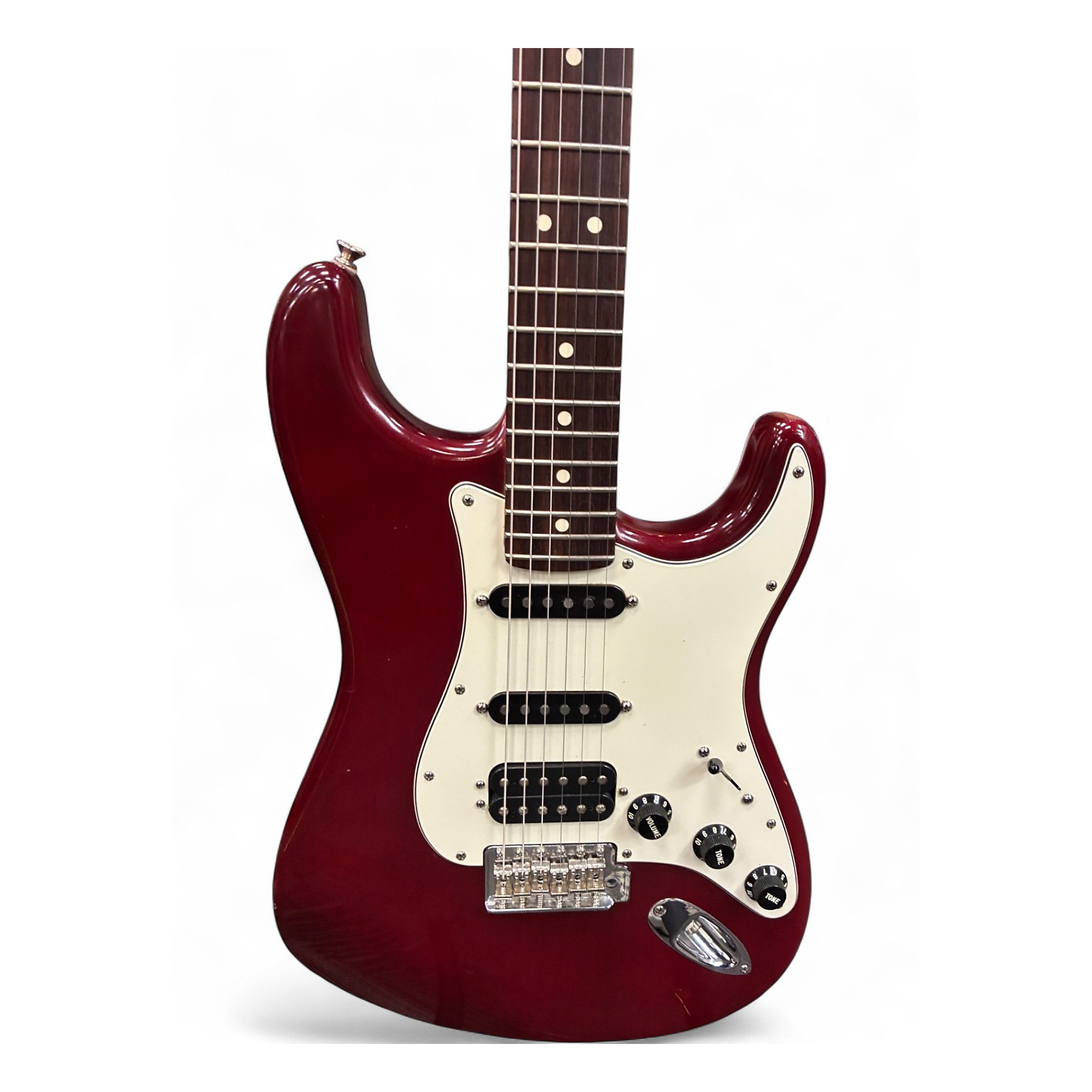 Used Fender Highway One Stratocaster HSS Midnight Wine Transparent