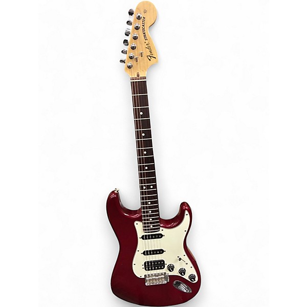Used Fender Highway One Stratocaster HSS Midnight Wine Transparent Solid Body Electric Guitar