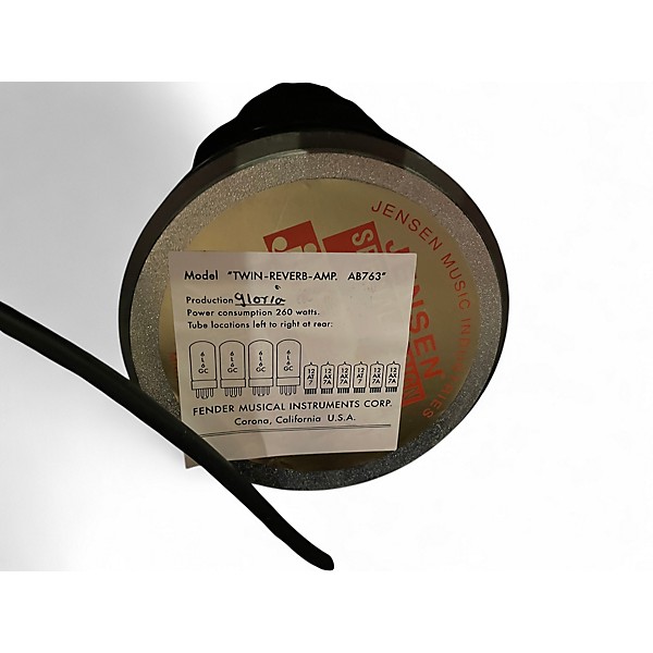 Used Fender Twin Reverb 2x12 Tube Guitar Combo Amp