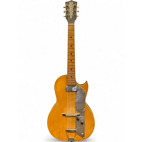 Used Old Kraftsman Value Leader Natural Solid Body Electric Guitar