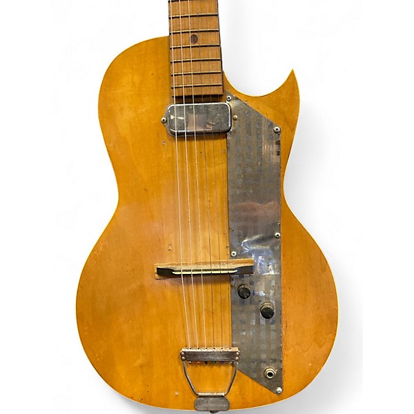 Used Old Kraftsman Value Leader Natural Solid Body Electric Guitar