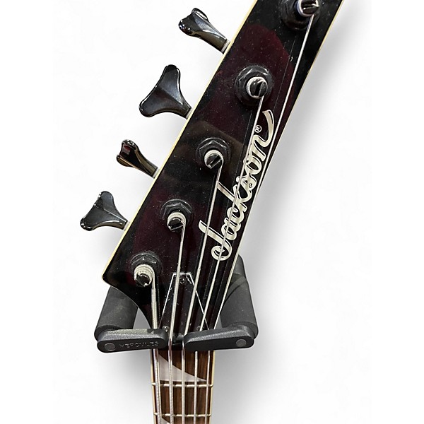 Used Jackson 5 STRING BASS Black Electric Bass Guitar