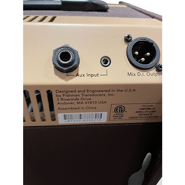 Used Fishman PROLBX500 Loudbox Mini Acoustic Guitar Combo Amp