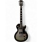 Used Gibson Les Paul Custom Black and Silver Solid Body Electric Guitar thumbnail