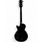Used Gibson Les Paul Custom Black and Silver Solid Body Electric Guitar