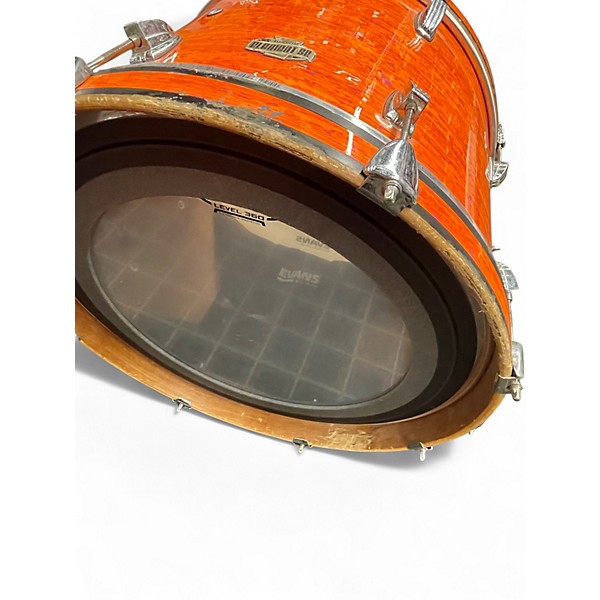 Used Ludwig 3 Piece ELEMENTS SE MOD ORANGE Drum Kit