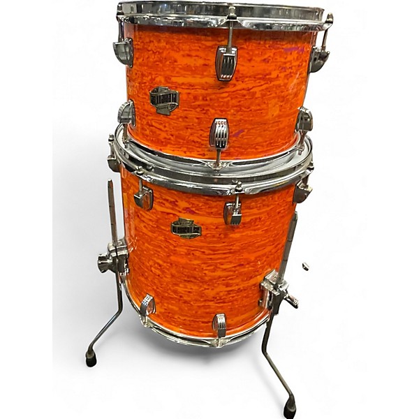 Used Ludwig 3 Piece ELEMENTS SE MOD ORANGE Drum Kit
