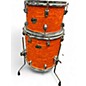 Used Ludwig 3 Piece ELEMENTS SE MOD ORANGE Drum Kit
