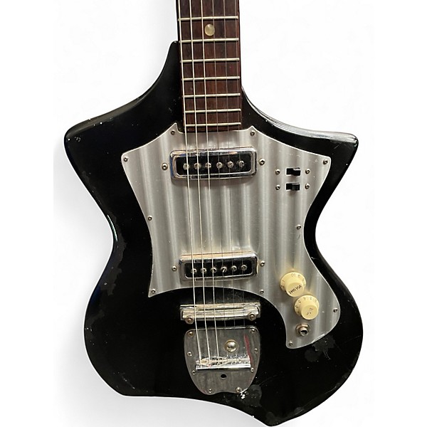 Used Kingston Swinger black Solid Body Electric Guitar