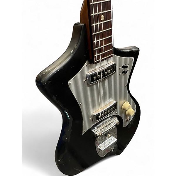 Used Kingston Swinger black Solid Body Electric Guitar