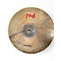 Used RED 22in CUSTOM VAN DER JAZZ Cymbal