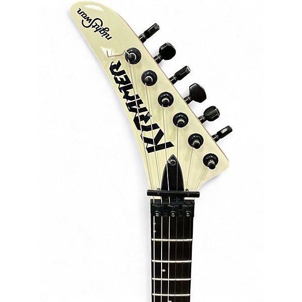 Used Kramer NIGHTSWAN Antique White Solid Body Electric Guitar