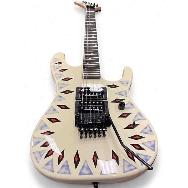 Used Kramer NIGHTSWAN Antique White Solid Body Electric Guitar