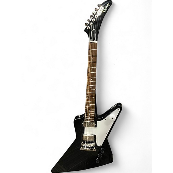 Used Epiphone Explorer Black Solid Body Electric Guitar