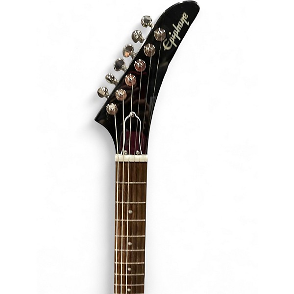 Used Epiphone Explorer Black Solid Body Electric Guitar