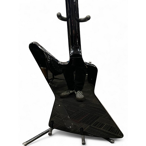 Used Epiphone Explorer Black Solid Body Electric Guitar