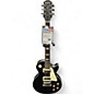 Used Epiphone Les Paul Traditional Pro IV Black and White Solid Body Electric Guitar thumbnail