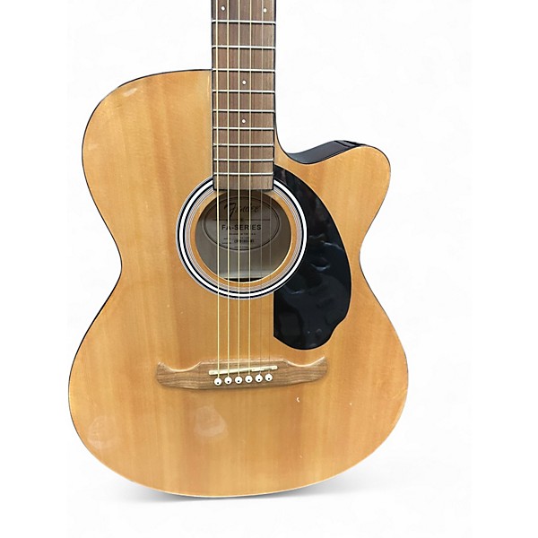 Used Fender FA135CE Concert Natural Acoustic Electric Guitar