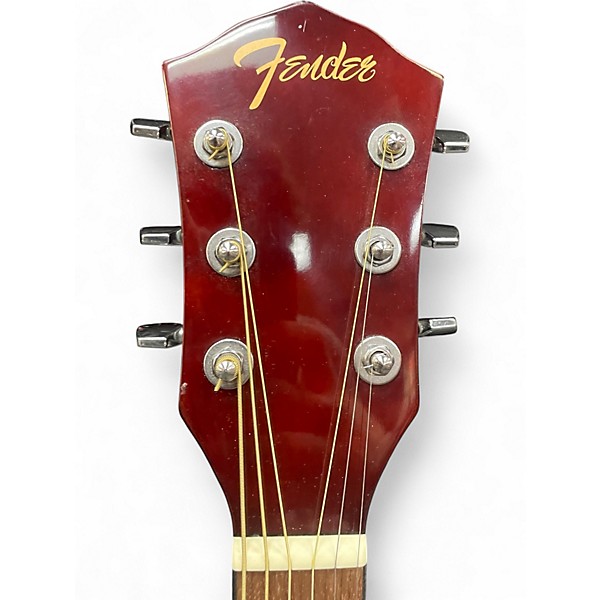 Used Fender FA135CE Concert Natural Acoustic Electric Guitar