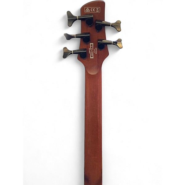 Used Ibanez SRH505 BROWN BURST FLAT Electric Bass Guitar