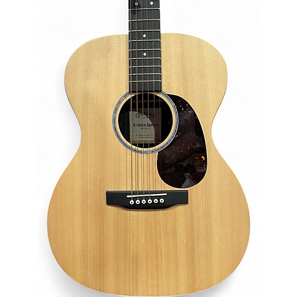 Used Martin X series special Natural Acoustic Electric Guitar