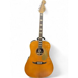 Used Fender california vintage king Natural Acoustic Electric Guitar