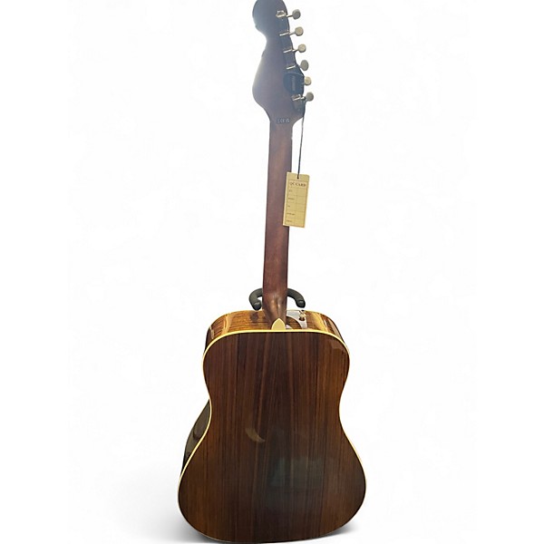 Used Fender california vintage king Natural Acoustic Electric Guitar