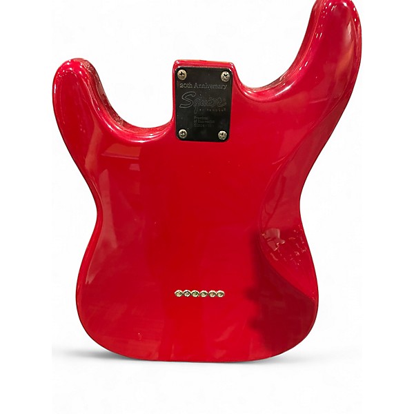 Used Squier Bullet Stratocaster 20th Anniversary Dakota Red Solid Body Electric Guitar