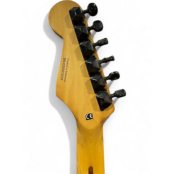 Used Squier Bullet Stratocaster 20th Anniversary Dakota Red Solid Body Electric Guitar