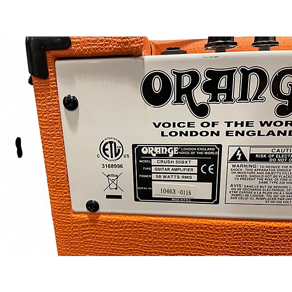 Used Orange Amplifiers CRUSH50BTX Bass Combo Amp