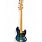 Used Fender Player II Jazz Bass Plus Top Blue Burst Electric Bass Guitar