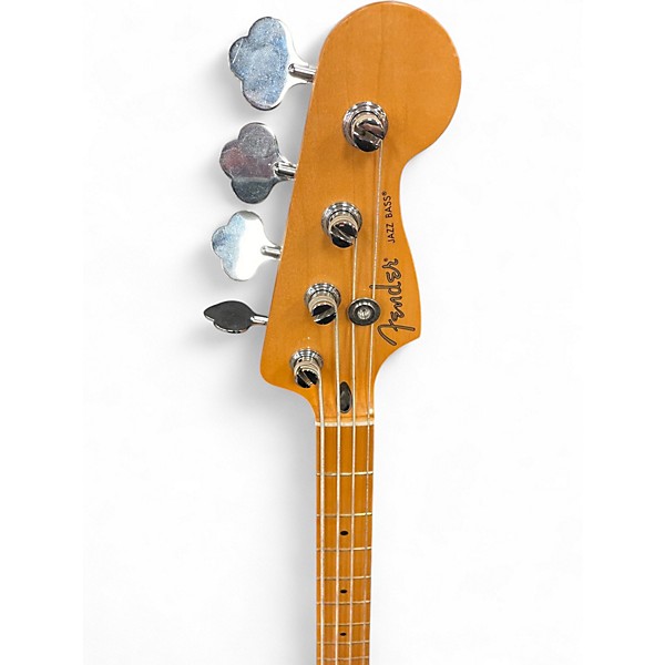 Used Fender Player II Jazz Bass Plus Top Blue Burst Electric Bass Guitar