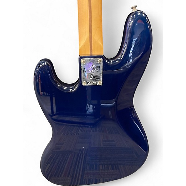 Used Fender Player II Jazz Bass Plus Top Blue Burst Electric Bass Guitar