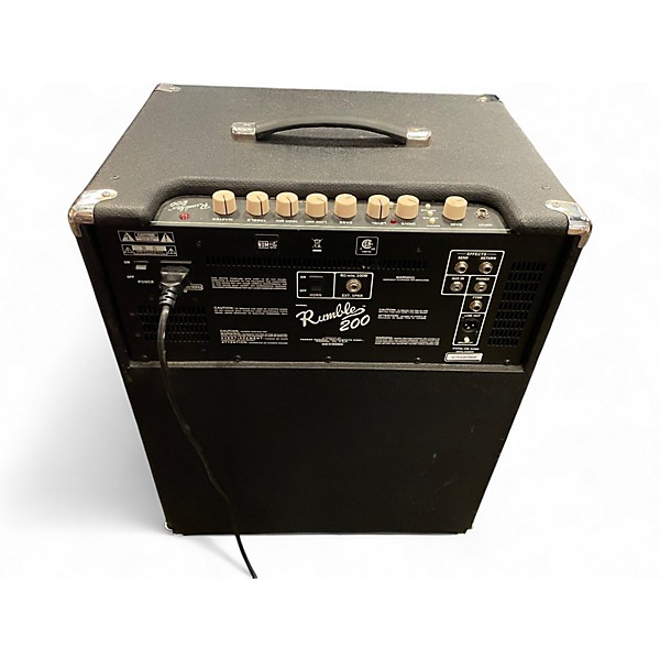 Used Fender Rumble 200w Bass Combo Amp