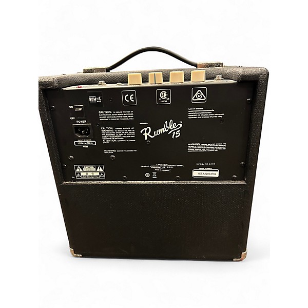 Used Fender Rumble 15 15W 1X8 Bass Combo Amp