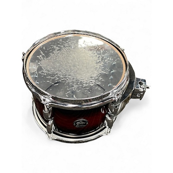 Used Gretsch Drums 5 Piece RENOWN Trans Red Drum Kit