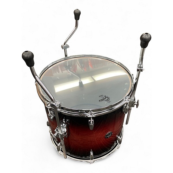 Used Gretsch Drums 5 Piece RENOWN Trans Red Drum Kit