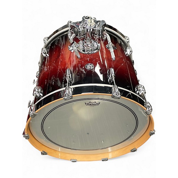 Used Gretsch Drums 5 Piece RENOWN Trans Red Drum Kit