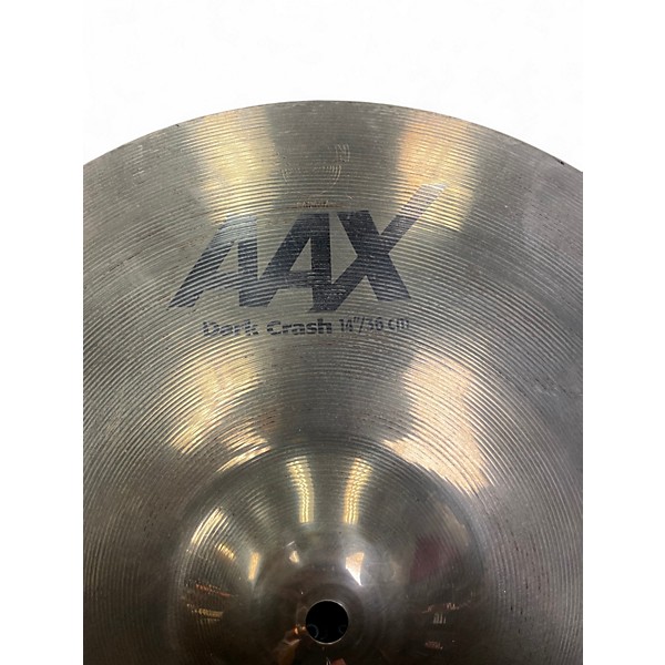 Used SABIAN 14in AAX Series Dark Crash Cymbal