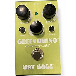 Used Way Huge Electronics WHE202 Green Rhino Overdrive Effect Pedal
