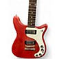 Used Epiphone CORONET Satin Red Solid Body Electric Guitar