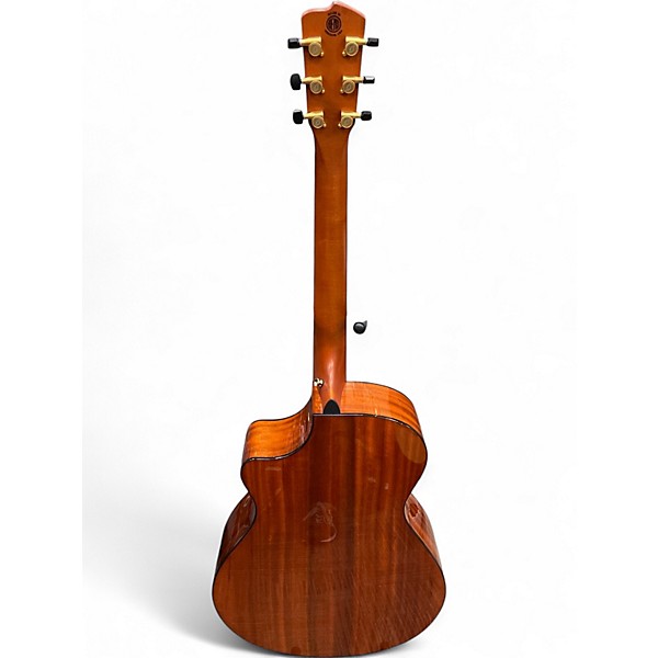 Used Breedlove Oregon Concerto CE Myrtlewood Bourbon Acoustic Electric Guitar