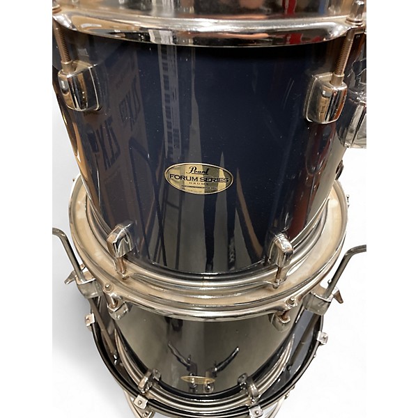 Used 2020s Pearl 5 Piece Forum Metallic Silver Drum Kit